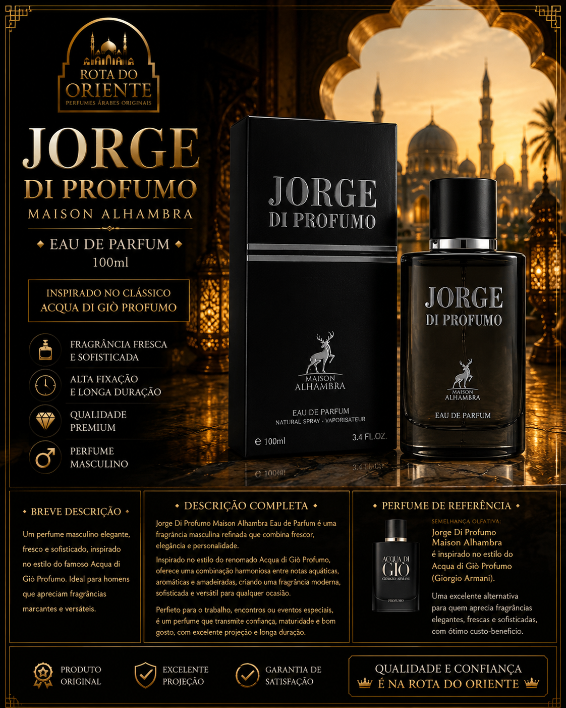Jorge di Profumo Alhambra MASCULINO
